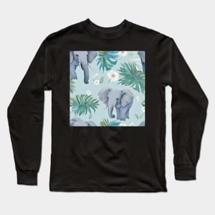 Cute Baby Elephants Blanket, Tote Bag, etc. Long Sleeve T-Shirt